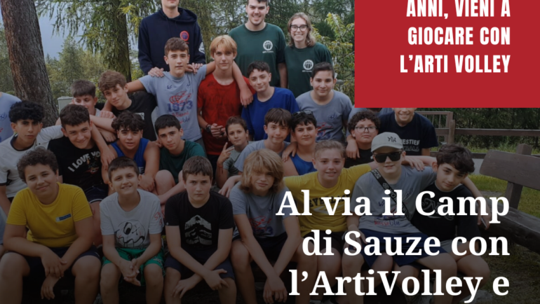 Al via il Camp di Sauze con l’ArtiVolley e Gim Academy